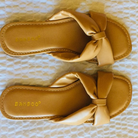 Bamboo Women's Slide Sandals - Picture 8 of 15